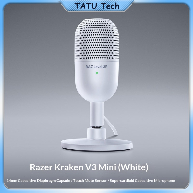 Streaming Mic Condenser - ไมโครโฟนคอนเดนเซอร์ Razer Seiren V3 Mini USB