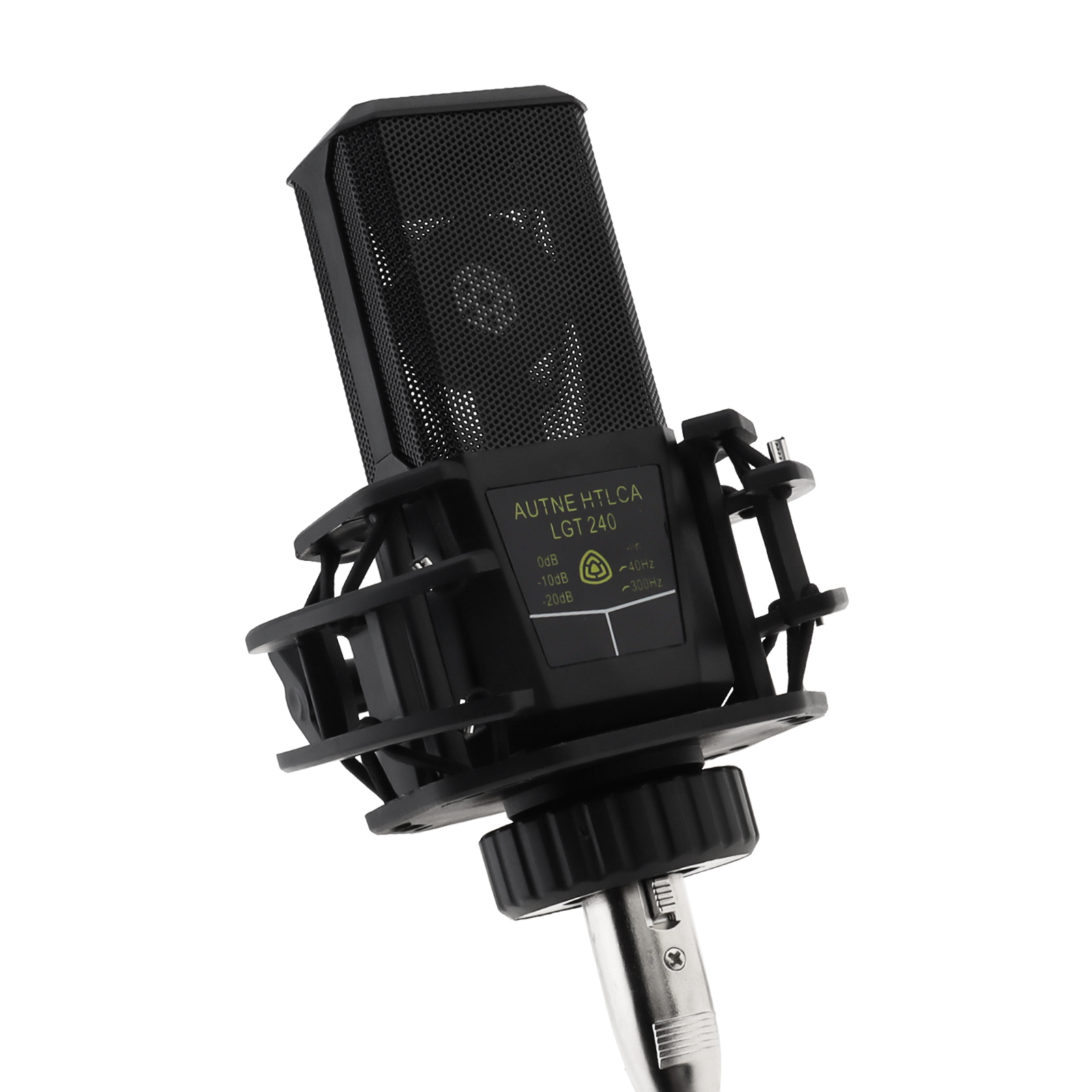 Streaming Mic Condenser - LGT240 Professional คอนเดนเซอร์ไมค์ไมโครโฟนไดอะแฟรมขนาดใหญ่สแควร์คอมพิวเตอร์โทรศัพท์มือถือ K เพลงไมโครโฟนสตรีมมิ่งแบบสด