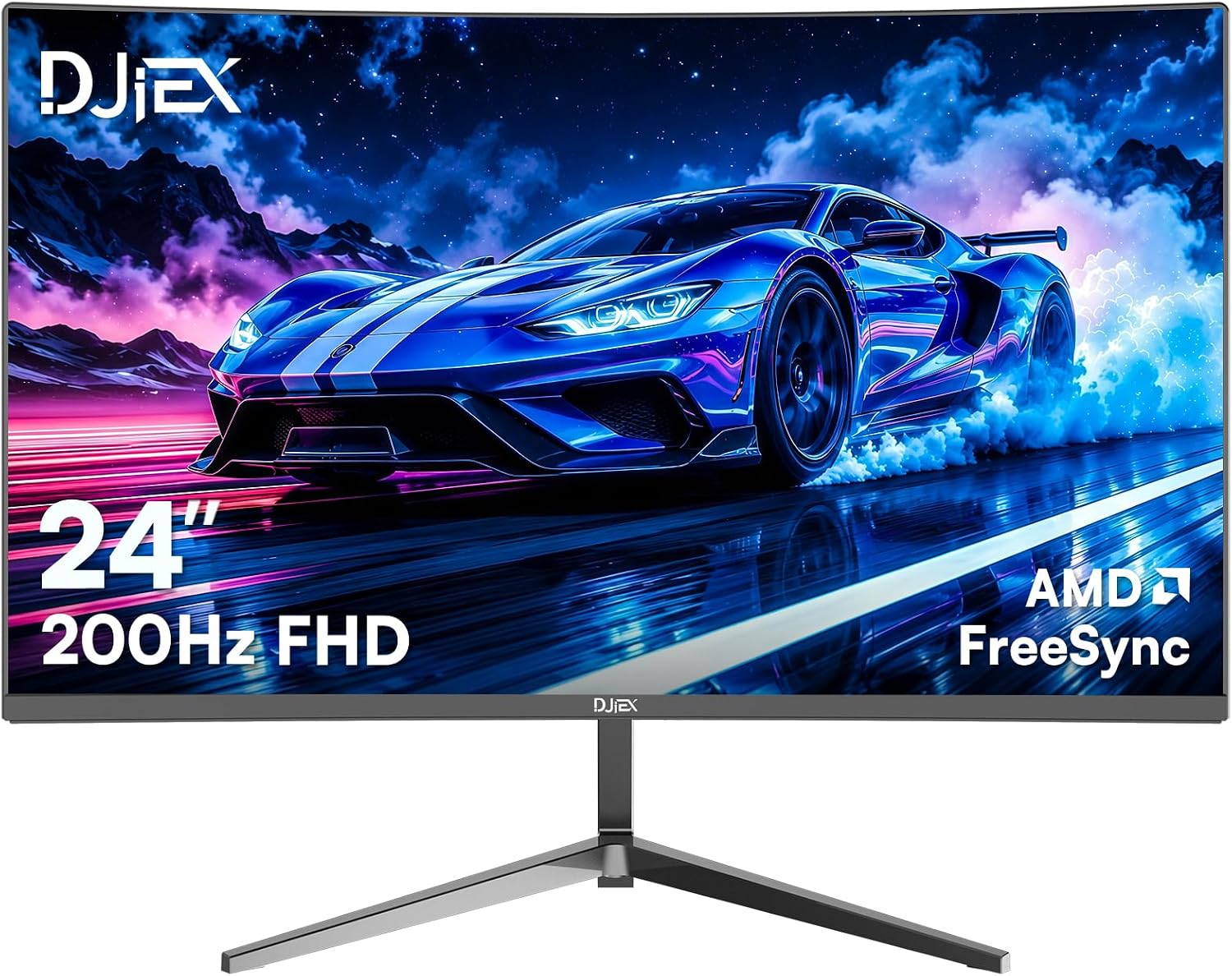 Gaming Monitor Curved - จอคอมพิวเตอร์โค้งขนาด 24 นิ้ว 200Hz สำหรับเล่นเกมส์ ความละเอียด