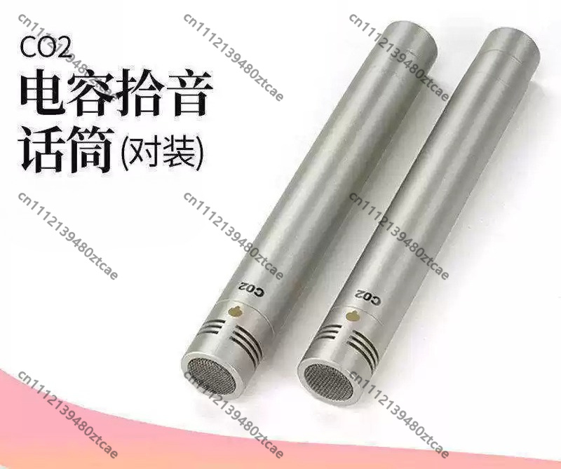 Streaming Mic Condenser - ไมโครโฟนคอนเดนเซอร์แบบไดอะแฟรมขนาดเล็ก C02 ไมโครโฟนบันทึกเสียงระดับมืออาชีพสำหรับเครื่องดนตรีอะคูสติก ไลฟ์สตรีม คาราโอเกะ