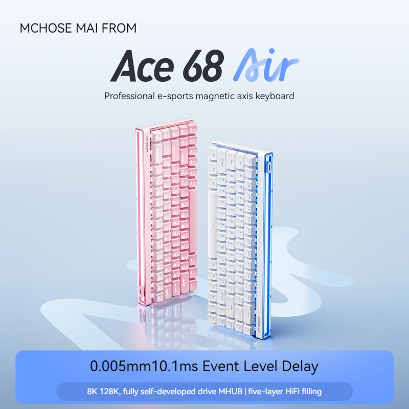 Esports Gamers - คีย์บอร์ดแมคคานิคอล Mchose Ace68 Air Magnetic Axis
