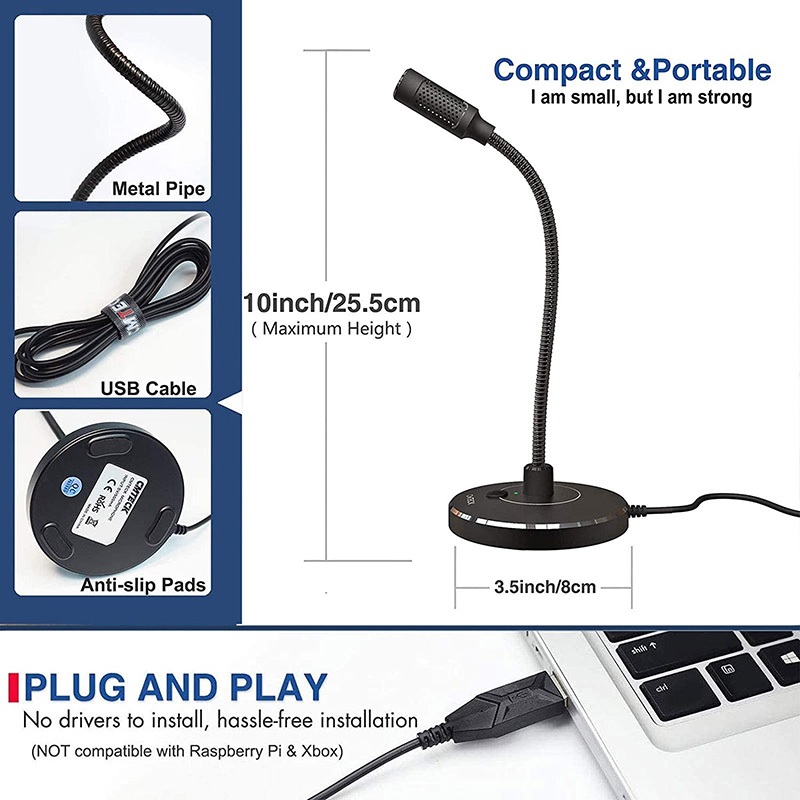 Professional ไมโครโฟนคอนเดนเซอ - Streaming Mic Condenser บทวิจารณ์และราคา