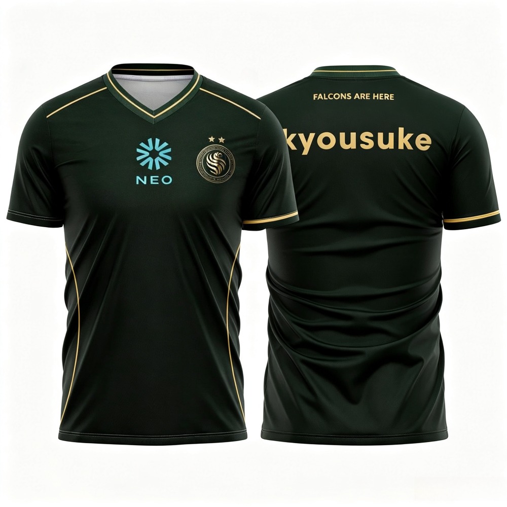 ชุดฝึกซ้อมทีมฟอลคอนส์ 2026 CS2 - Esports Gaming Jersey Design บทวิจารณ์และราคา