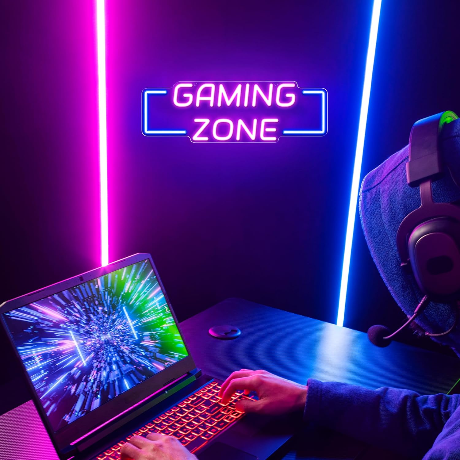 ป้ายไฟนีออนรูปโซนเกมส์ ไฟ LED  - Esports Gaming Room บทวิจารณ์และราคา