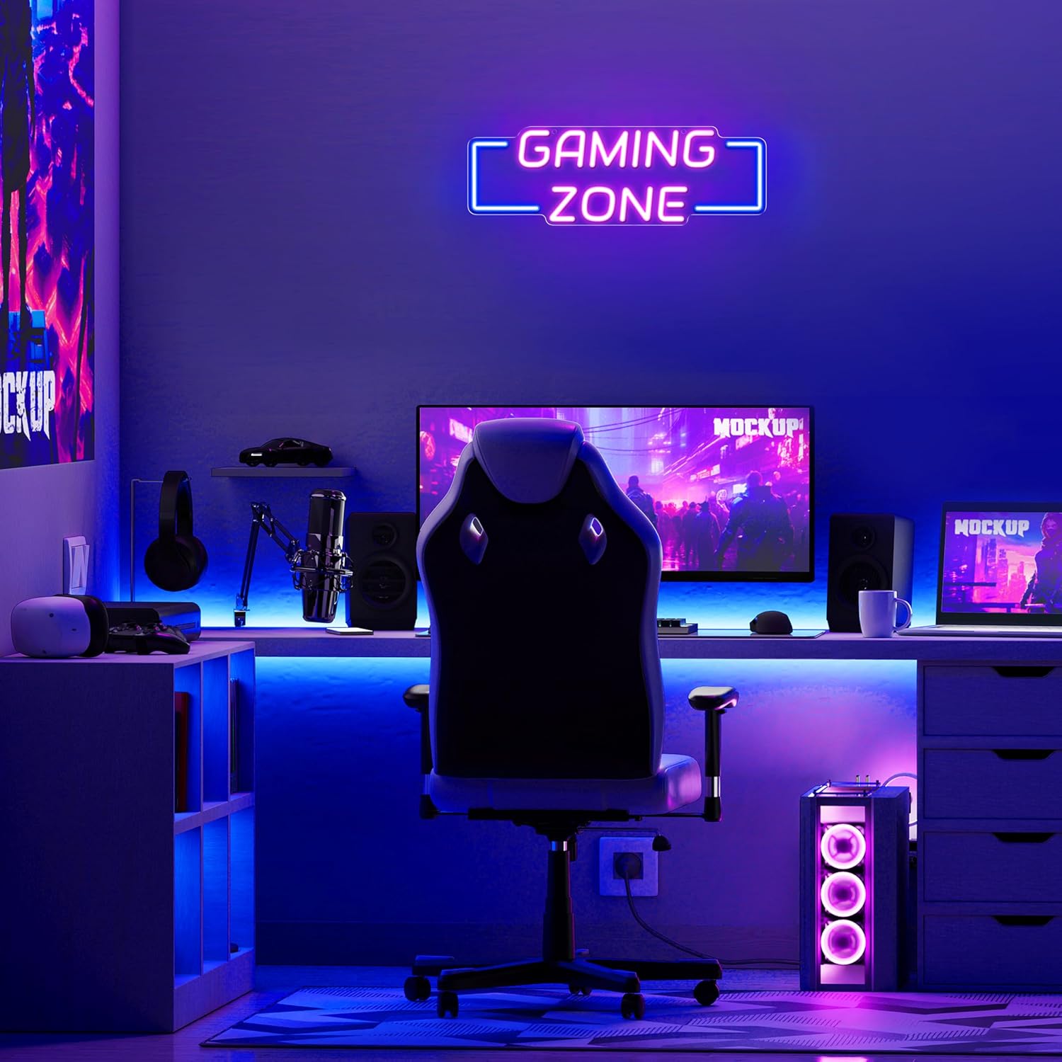 ป้ายไฟนีออนรูปโซนเกมส์ ไฟ LED  - Esports Gaming Room บทวิจารณ์และราคา