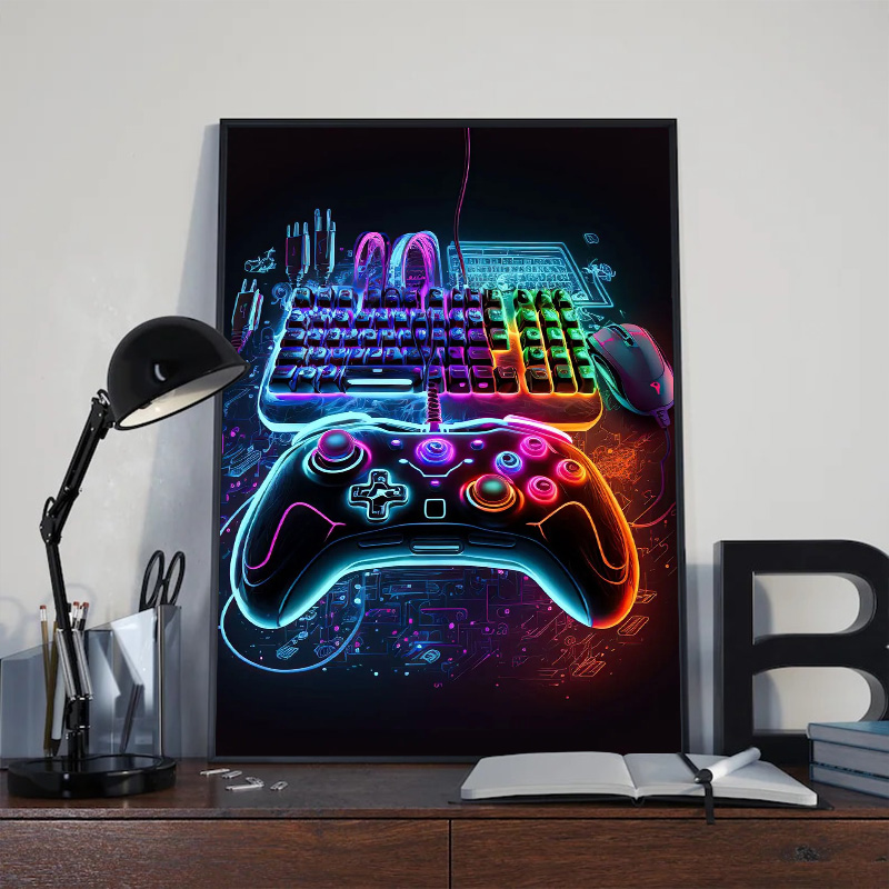 โปสเตอร์ตกแต่งผนังเกมมิ่งสไตล์ - Esports Gaming House บทวิจารณ์และราคา