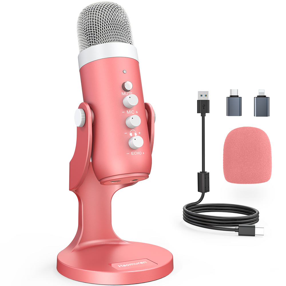 Haomuren USB คอนเดนเซอร์ไมโครโ - Streaming Mic Condenser บทวิจารณ์และราคา