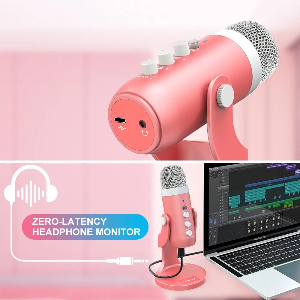 Haomuren USB คอนเดนเซอร์ไมโครโ - Streaming Mic Condenser บทวิจารณ์และราคา