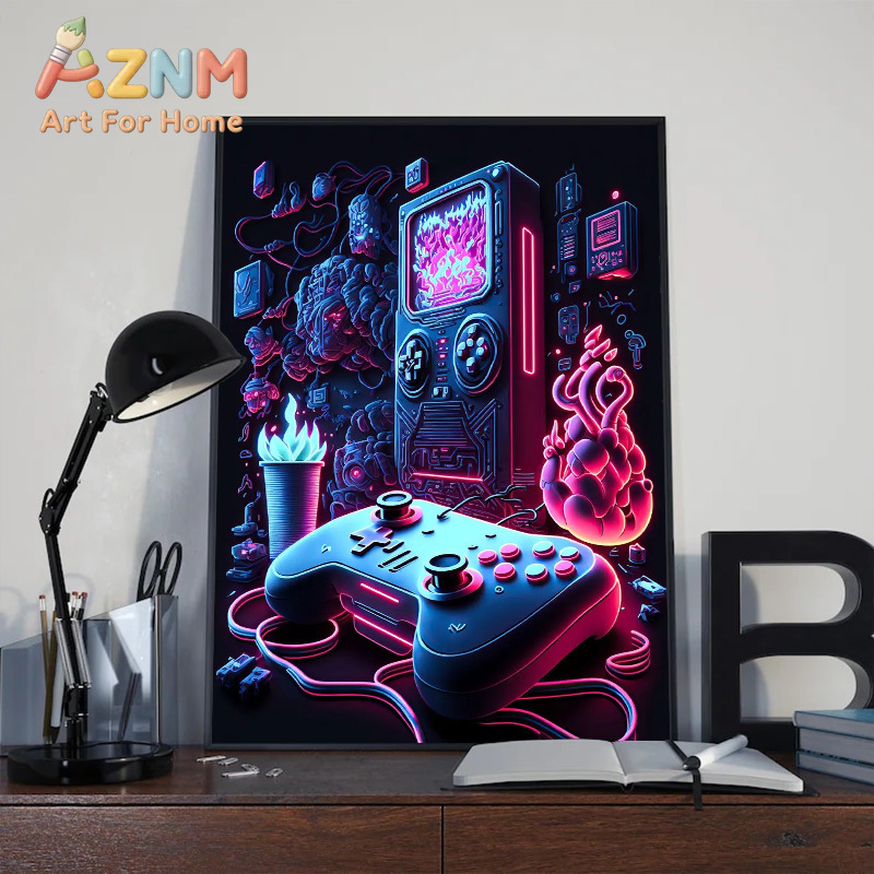 โปสเตอร์ตกแต่งผนังเกมมิ่งสไตล์ - Esports Gaming Room บทวิจารณ์และราคา