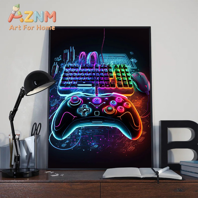 โปสเตอร์ตกแต่งผนังเกมมิ่งสไตล์ - Esports Gaming Room บทวิจารณ์และราคา