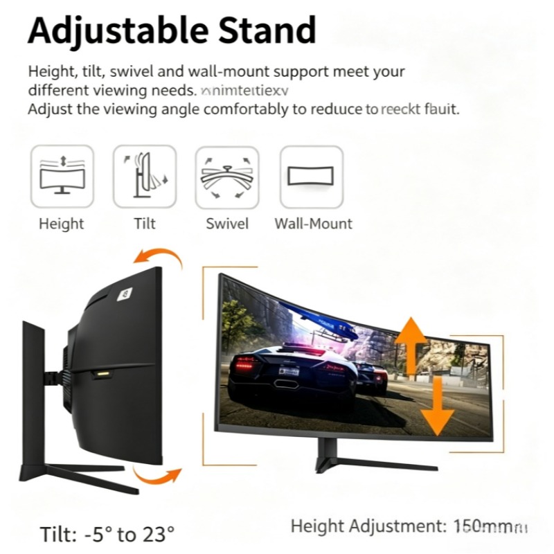 จอภาพโค้งขนาด 49 นิ้ว อัตราส่ว - Gaming Monitor Curved บทวิจารณ์และราคา