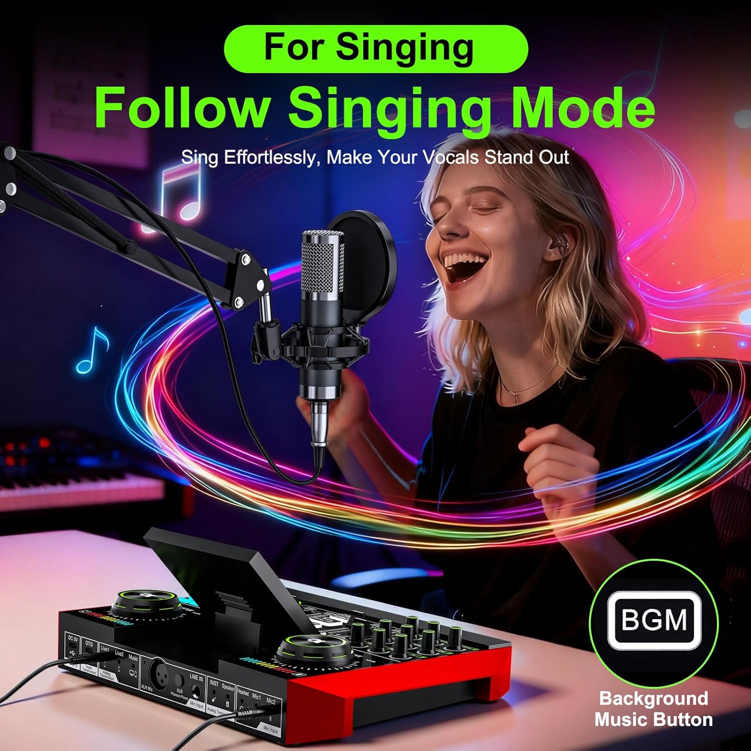 Tenlamp G10 อุปกรณ์มิกเซอร์เสี - Streaming Mic Condenser บทวิจารณ์และราคา