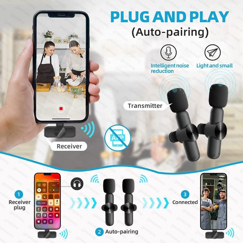 ไมโครโฟนไร้สายแบบหนีบเสื้อสำหร - Streaming Mic Condenser บทวิจารณ์และราคา