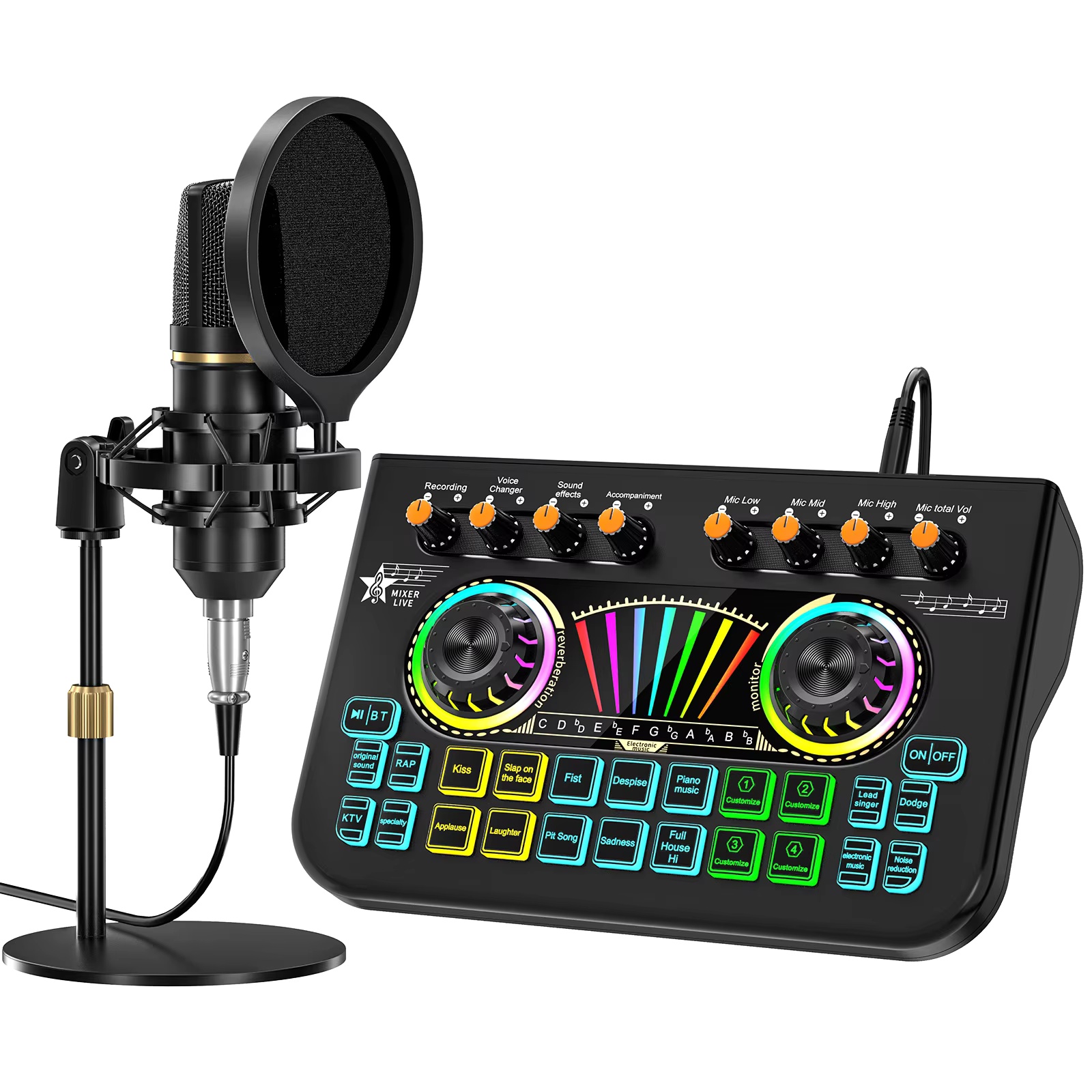 ชุดไมโครโฟนพอดแคสต์ Tenlamp X3 - Streaming Mic Condenser บทวิจารณ์และราคา