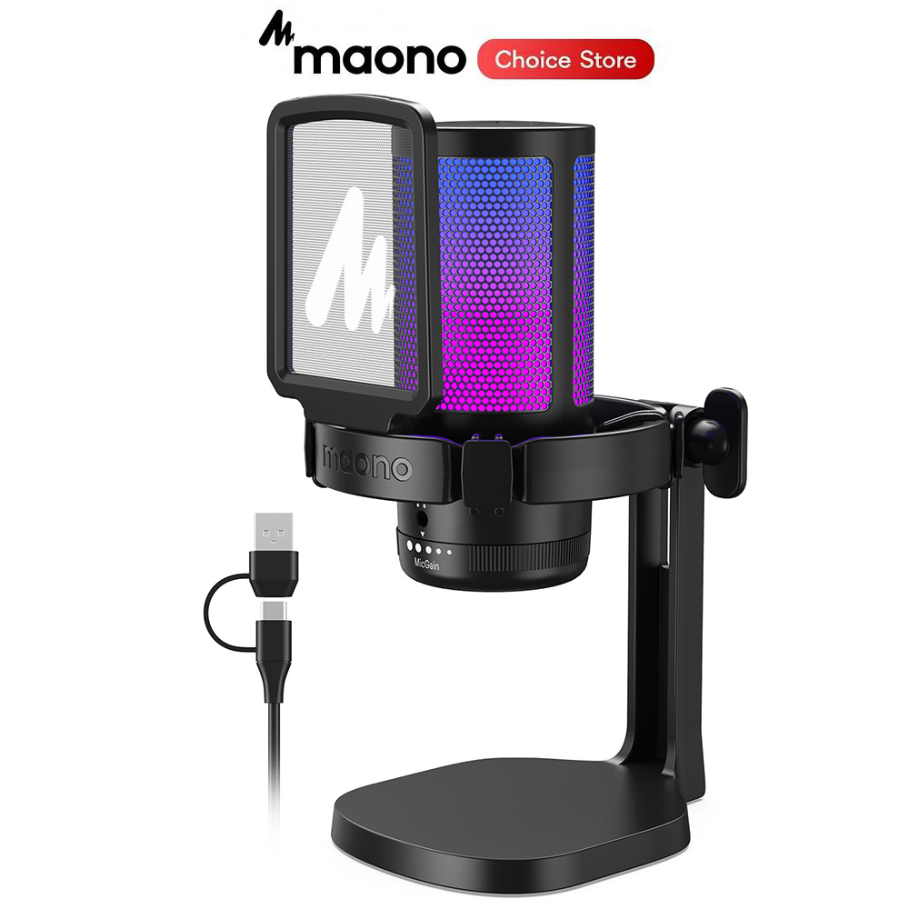 ไมโครโฟนเกมมิ่ง MAONO DGM20 สำ - Streaming Mic Condenser บทวิจารณ์และราคา